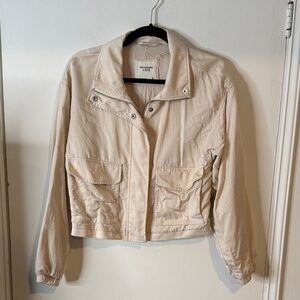 Abercrombie & Fitch Beige Utility Jacket